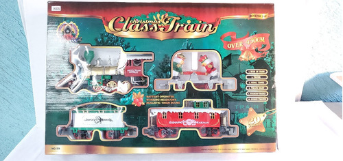 Juego De Tren Navideño Classrain Cristman 20 Piezas Original