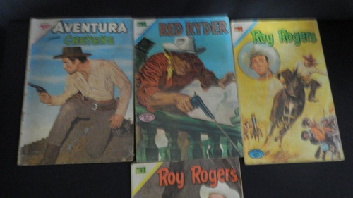 Roy Roger,red Rider,  Revistas Comic Editorial Novaro.