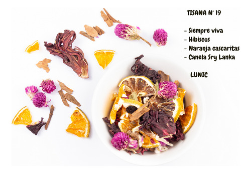 Tisana Relajante (ingredientes Descripción) X 1kg