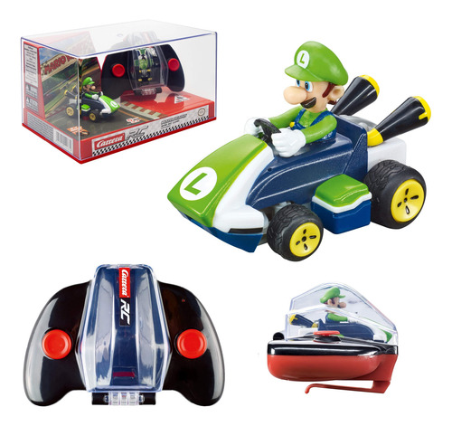 Coche De Juguete Carrera Rc Nintendo Mario Kart Luigi 2.4 Gh