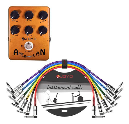 American Sound Amp Simulator Pedal Con Cables De Conexión De