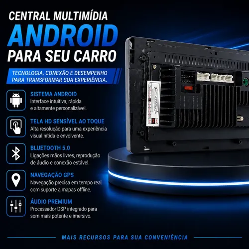 Multimídia H-tech Ht-9227ca 9 2din 2gb 32gb Android Bt