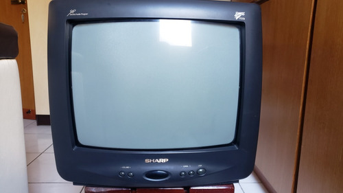 Sh - Tv Sharp 14 Pol. Cores C-1453 C/ Controle Não Funciona