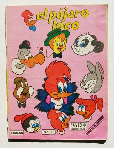 El Pajaro Loco No. 1 Vid Editorial, Comic Mexicano 1987