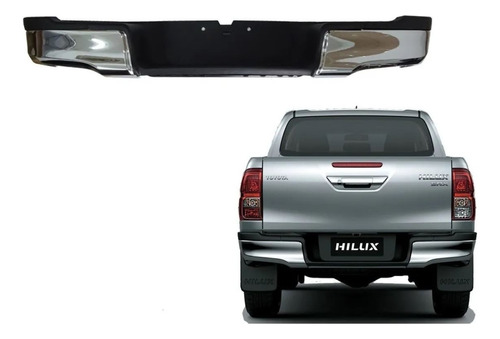 Parachoque Trasero Cromado Hilux Revo 2016-2021/ Tailandesa