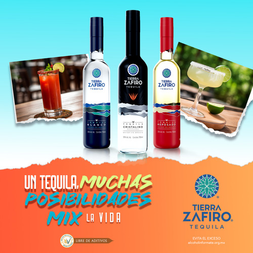 Tequila Tierra Zafiro Blanco 750 Ml