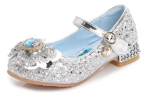 Zapatos Frozen Princess Con Lentejuelas Infantiles Para Niño