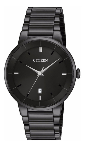 Citizen Quartz Mens Black Dial Bi5017-50e Color de la correa Negro Color del bisel Negro Color del fondo Negro