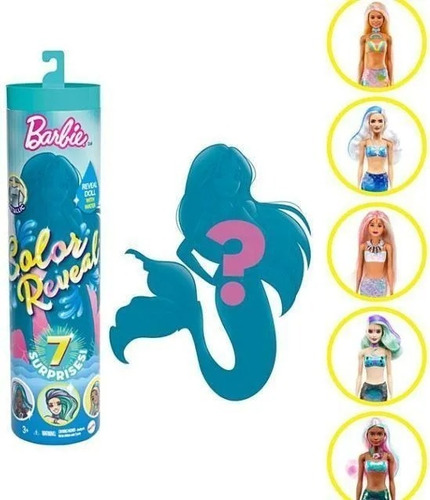 Barbie Color Reveal - Wave Sirenas Original Mattel