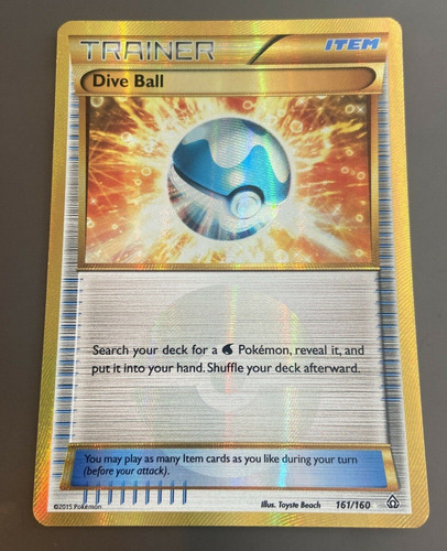 Pokemon Tcg Dive Ball - 161/160 - Secret Rare