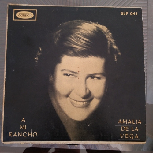 Amalia De La Vega A Mi Rancho Disco 10  Raro, Leer Descripci