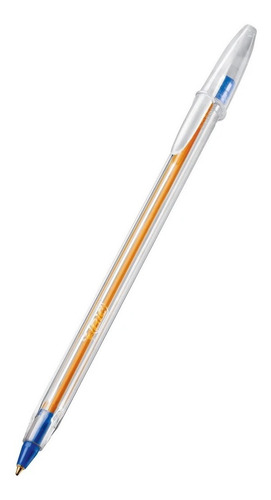 Imagen 2 de 2 de Lápiz Pasta Azul Bic Punta Fina Cristal Precision 50 Unid
