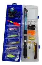 Comprar Vara Pesca Completa 45 Itens Molinete Maleta De Pesca Tralha