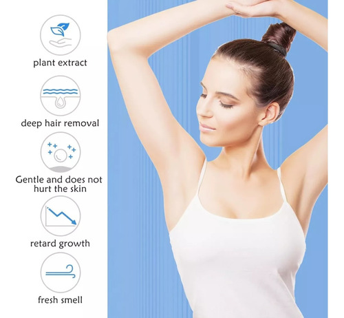 Spray De Depilação Indolor Para Mulheres, Depilação Suave