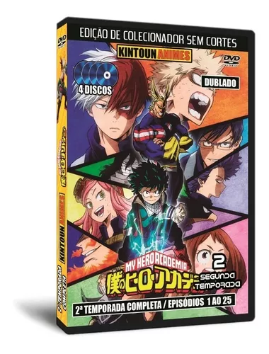 Dvd Boku No Hero Academia 4ª Temporada Completa E Dublada