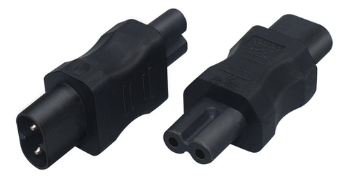 4 Iec320 Macho C8 A C7 Hembra Adaptador De Corriente
