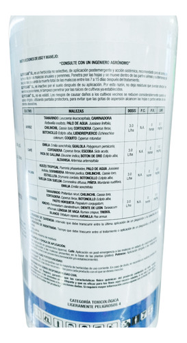 Herbicida Agrícola Glyfosan Concentrado Soluble 1.0l (litro)
