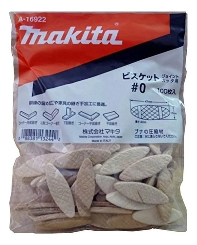 Galleta #0 X100u P/ Engalletadora Makita Pj7000 A-16922 Mkb