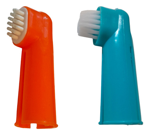 Set Cepillos De Dientes Para Perro Dedo Limpieza Y Masaje Sabor Neutro