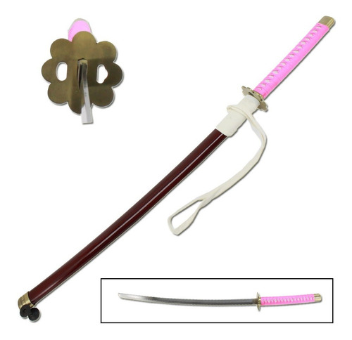 Espada Katana Anime Bleach Kusajishi Yachiru Cosplay Aço