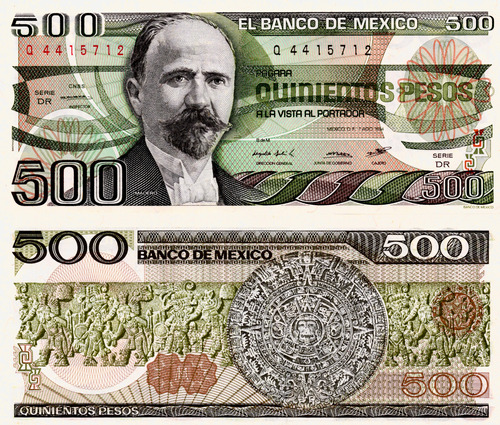 México - 500 Pesos - Año 1984