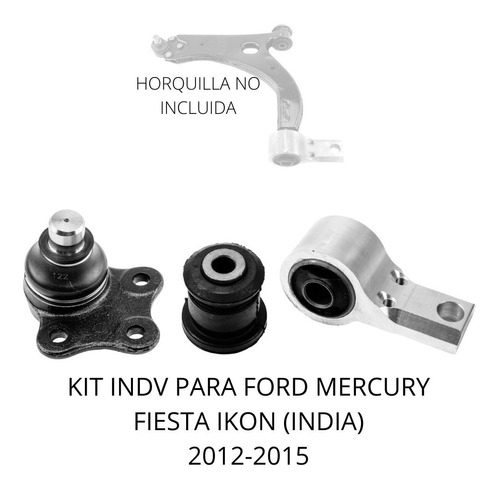 Kit Bujes Y Rotula Para Ford Fiesta Ikon (india) 2012-2015