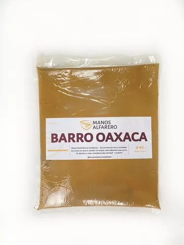 Barro Oaxaca Para Modelar Cerámica (4kg)