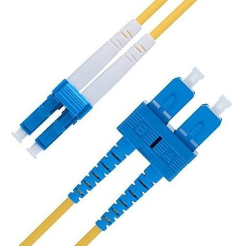 Cable De Parche De Fibra Lc A Sc Duplex De Modo Unico - 3 M