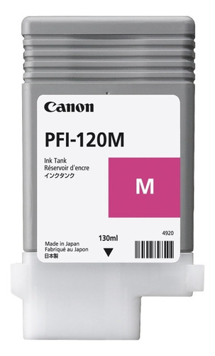 Cartucho Canon Pfi 120m Pfi 120 Impresoras Tinta Magenta
