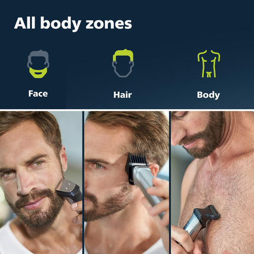 Kit De Aseo Philips Norelco Multigroom 9000 Mg9740 18 En 1