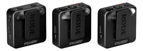 Sistema De Micrófonos Inalámbricos Rode Wireless Go 3 Negro