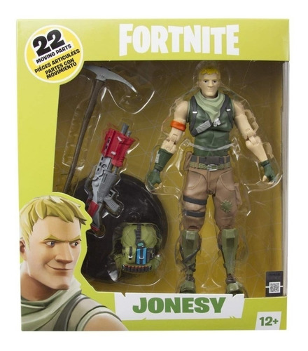 Figura Fortnite Jonesy Tfue 17cm Accesorios Y Base Oferta!