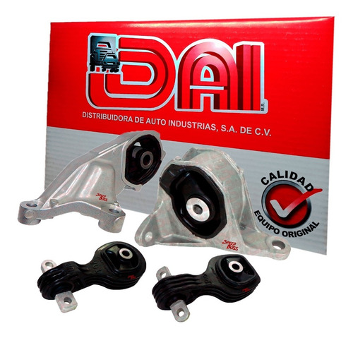 Kit 4 Soportes Honda Cr-v 2012-2016 2.4