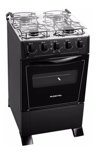 Cocina Punktal 4h S/g Negra Pk-375c Monte Carlo Albion