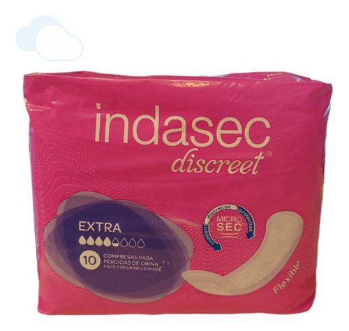 Indasec Discreet Extra Apósito Incontinencia X10