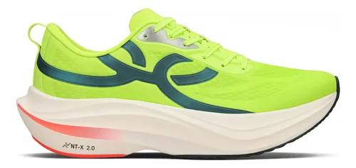 Tênis Olympikus Corre Turbo Unissex Verde-limão Mesh 38 Br