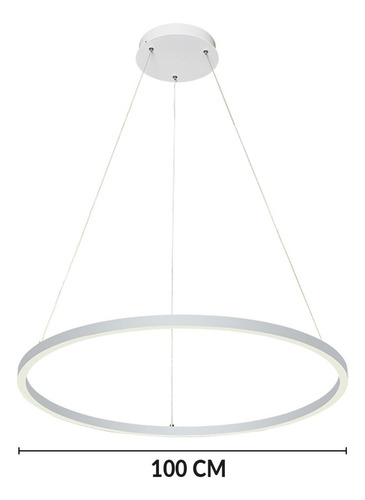 Lámpara Colgante Aro Led 56w/ Hb Led