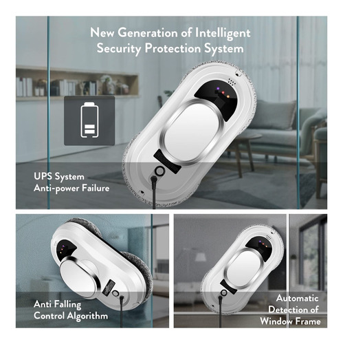 Robot Limpiador De Ventanas Inteligente For El Hogar