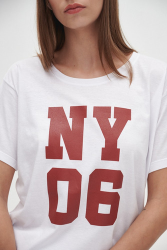 Remera Nyc 06 Mujer Sweet Estampada