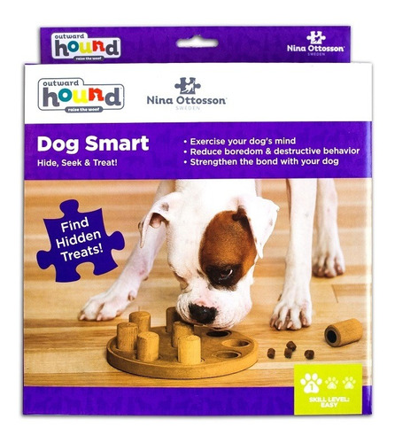 Brinquedo Interativo P/ Cães Nina Ottosson Dog Smart Wood