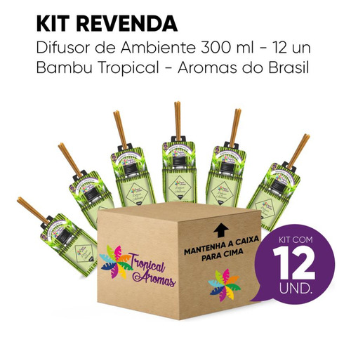 Kit Revenda Difusor Bambu 300ml - 12 Un Kit 2