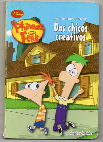Phineas And Ferb - Tapa Y Hojas Duras - Letra Imprenta 