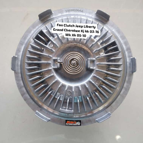 Fan Clutch Jeep Liberty Grand Cherokee Kj Kk 3-16 Wk Xk 5-10