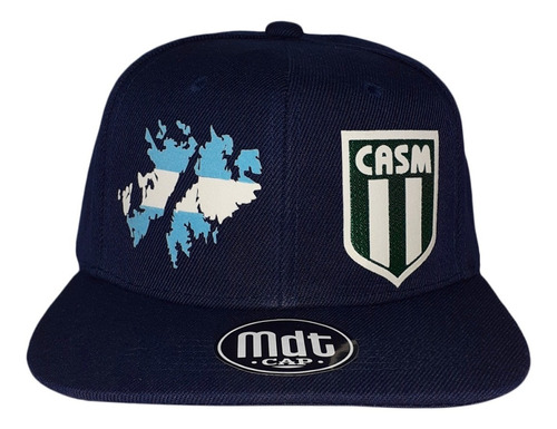 Gorra Plana Snapback C.a. San Miguel Casm Escudo Malvinas