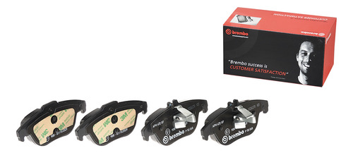 Balatas Brembo Mercedes-benz C350 2008 A 2015 Lowmetal