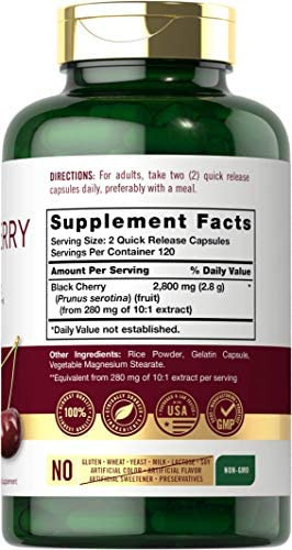 Concentrado De Extrato De Cereja Preta Carlyle | 2800mg | 2