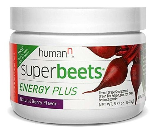 Humann Superbeets Energy Plus Con Extracto De Semilla De Uva