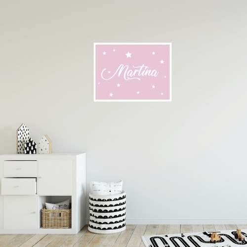 Imagen 1 de 4 de Cuadros Con Nombre - 30x40 Nene - Nenas - Infantil