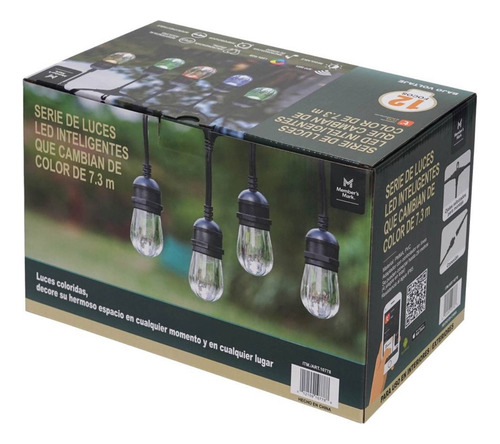 Serie De Luces Colores Wifi Smart Led Rgb Inteligentes 7.3 M