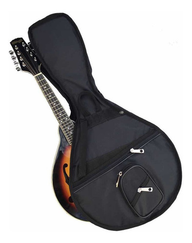 Imagen 2 de 9 de Mandolina Tapa Pino Sunburst Stagg M20 8 Cuerdas Funda Cuota
